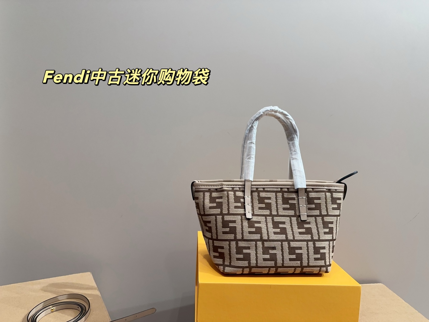 Fendi used mini shopping bag - cnluxepick