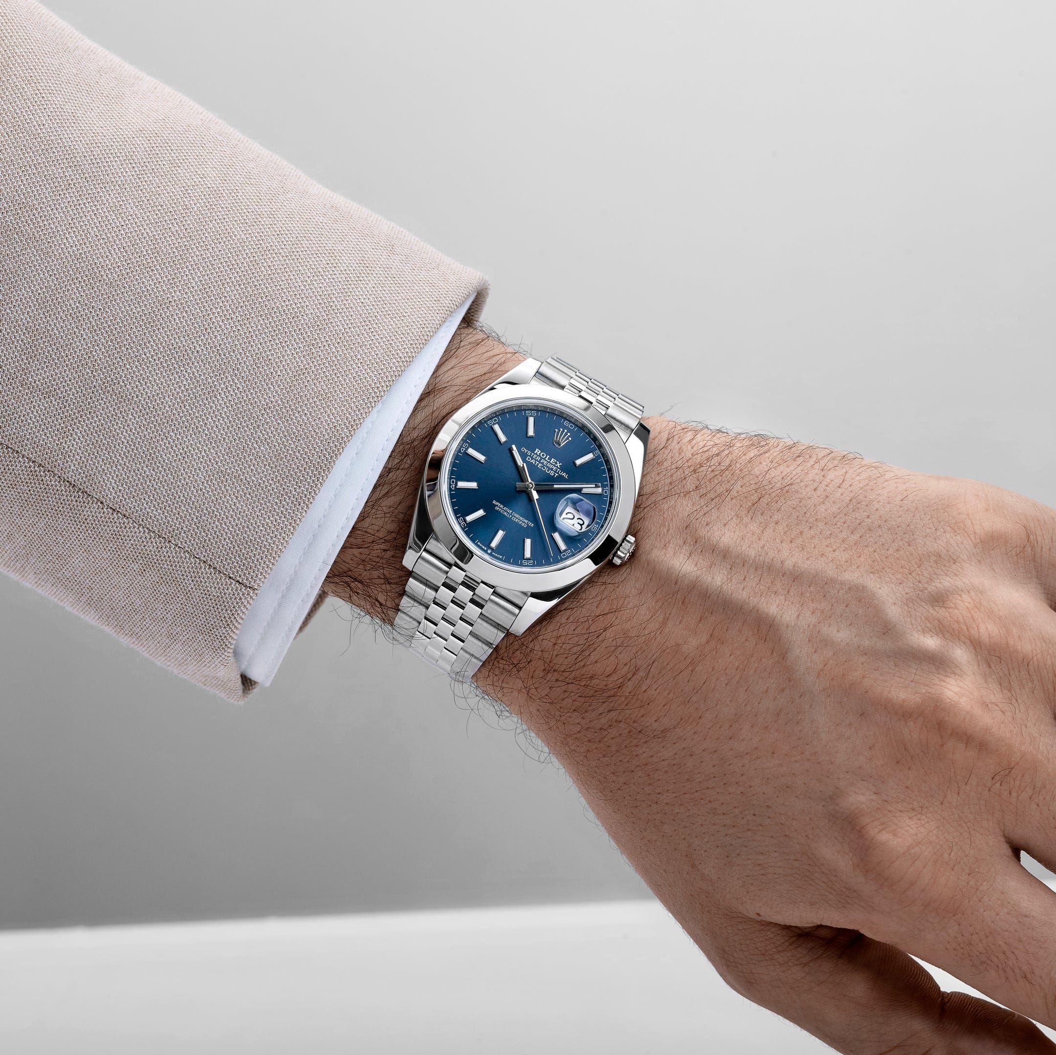 Rolex Datejust 41 126300 Stainless Steel Blue Dial Jubilee (2025)