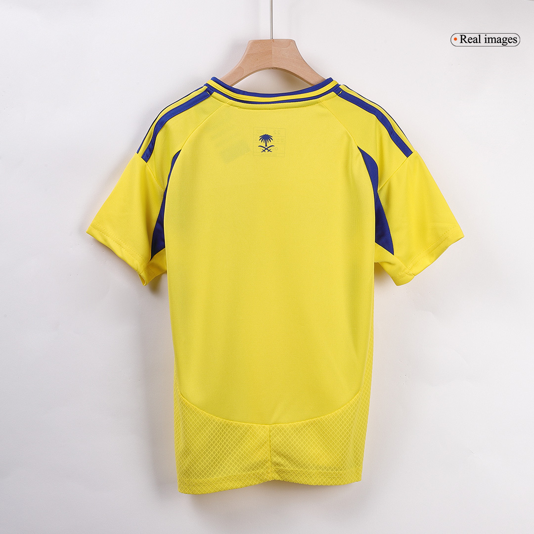 RONALDO #7 Al Nassr Home Kids Soccer Jerseys Kit - ACL