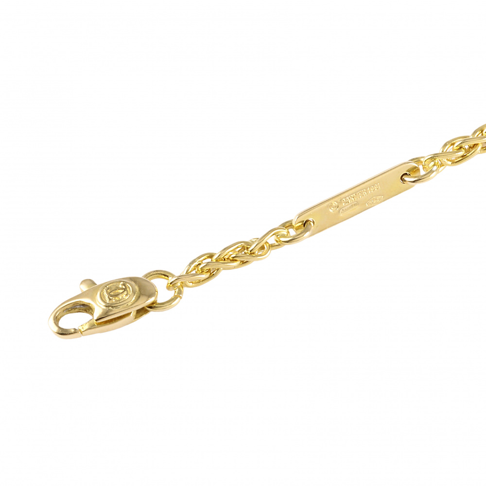 Cartier Spike Chain K18YG Yellow Gold Necklace