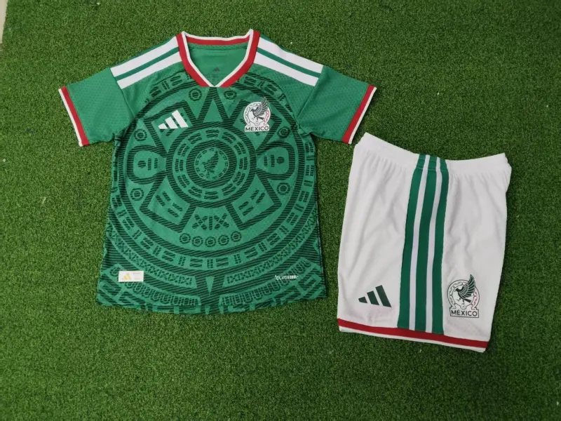 Player Version Kids Mexico 26/27 Home Jersey