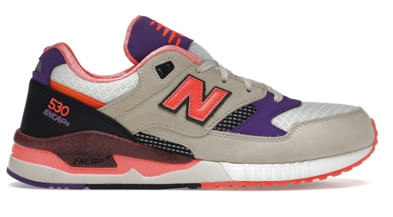 West NYC x New Balance 530 White Black Infrared M530WST Casual Running Shoes