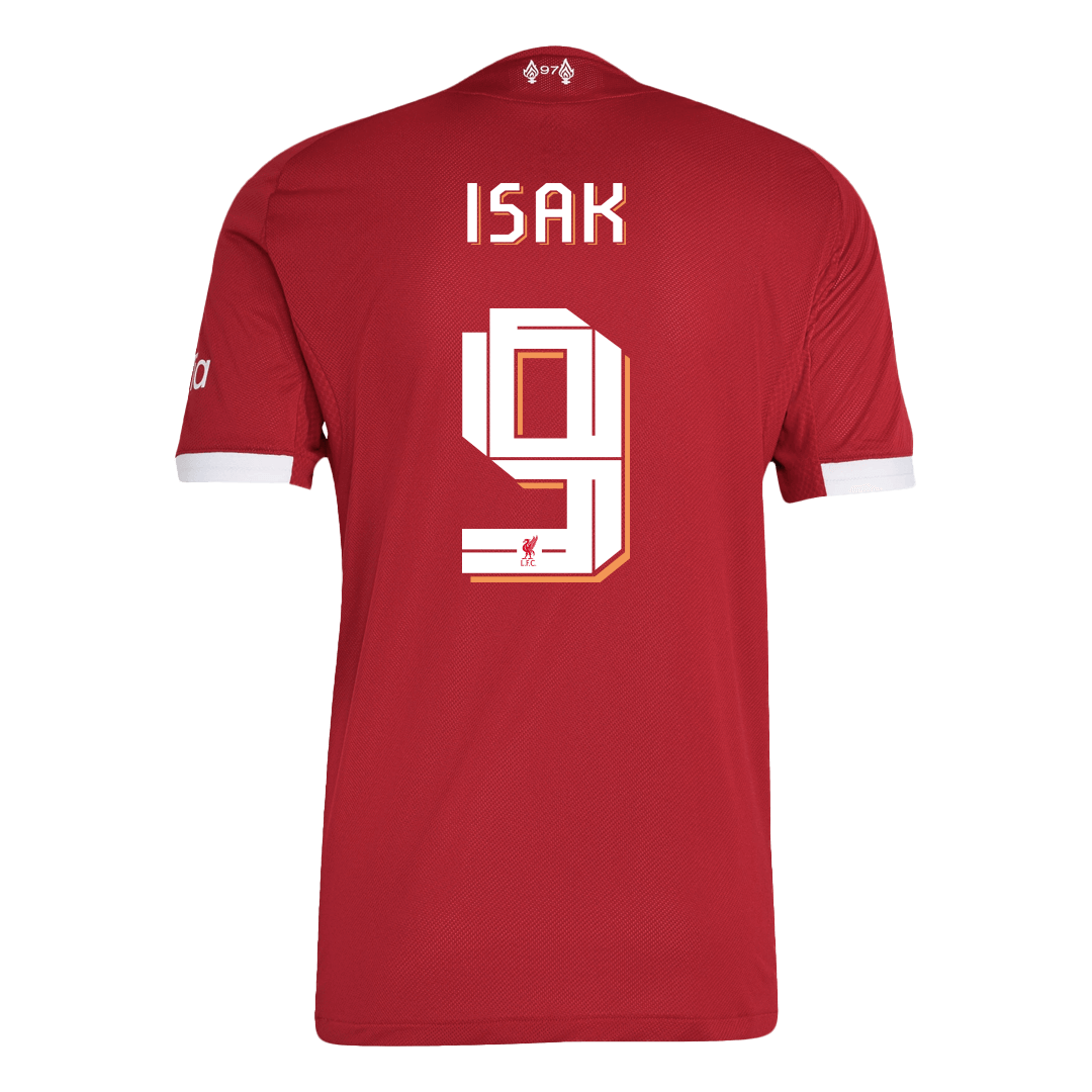 ISAK #9 Liverpool Home Player Version Jersey 2025/26 - UCL