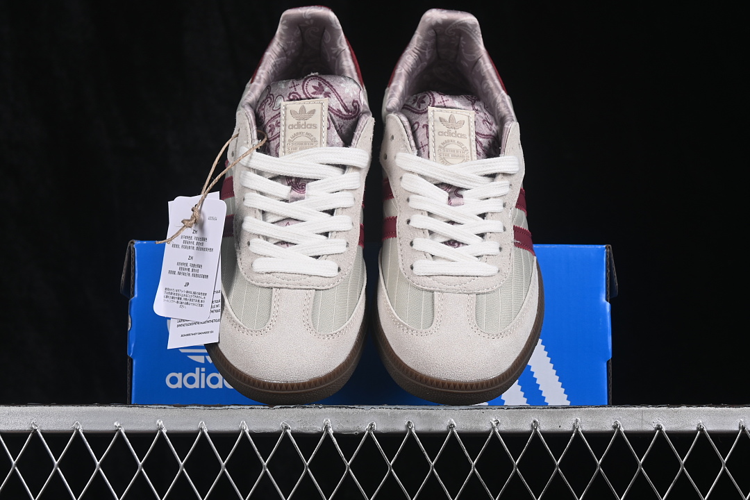 Adidas Samba Og Casual Sneakers Grey/Red/Grey KZ7552