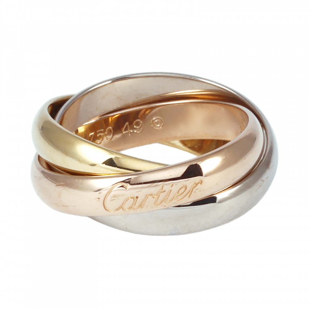 Cartier Trinity Snoe Ring Tri-Gold