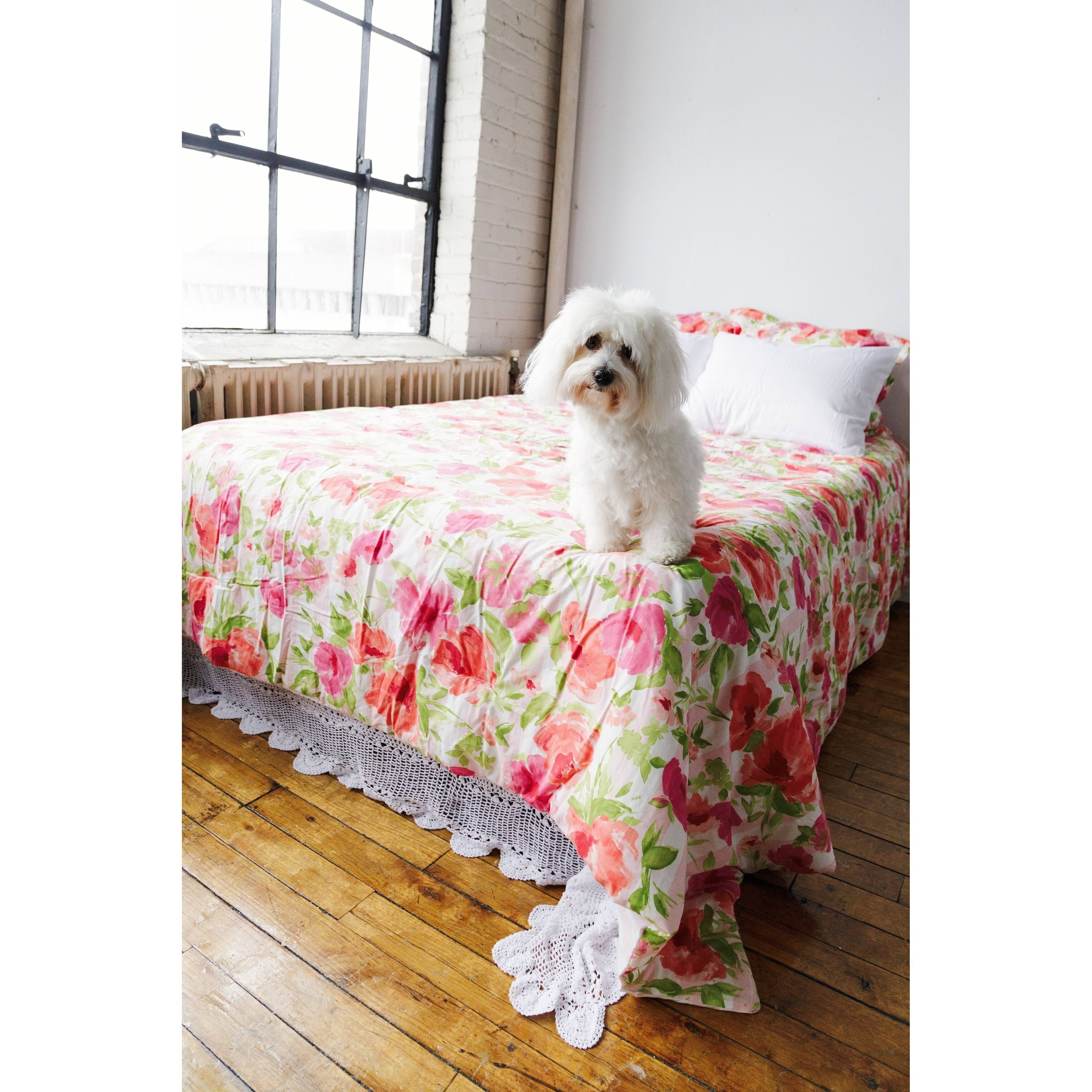 Poppy u0026 Fritz Buffy Duvet Cover Set - Pink - Twin