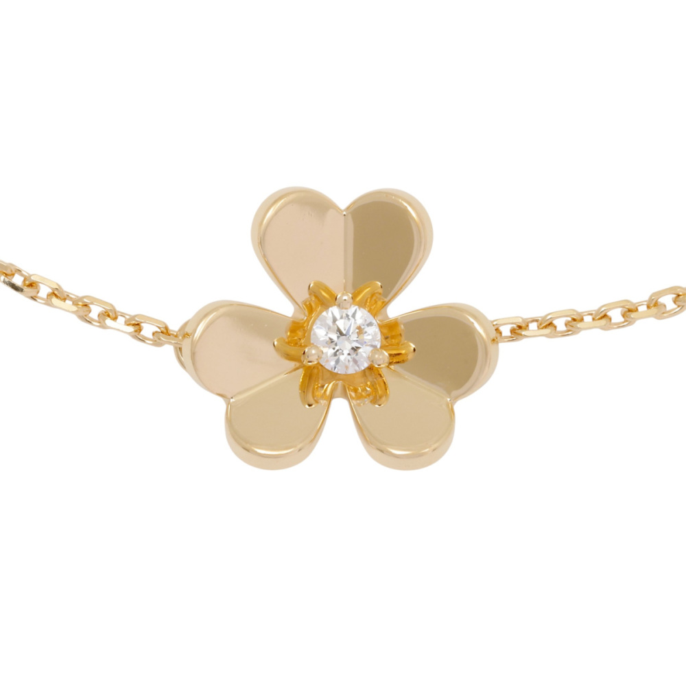 Van Cleef & Arpels Frivole Bracelet 18K Yellow Gold Diamond VCARP0J200