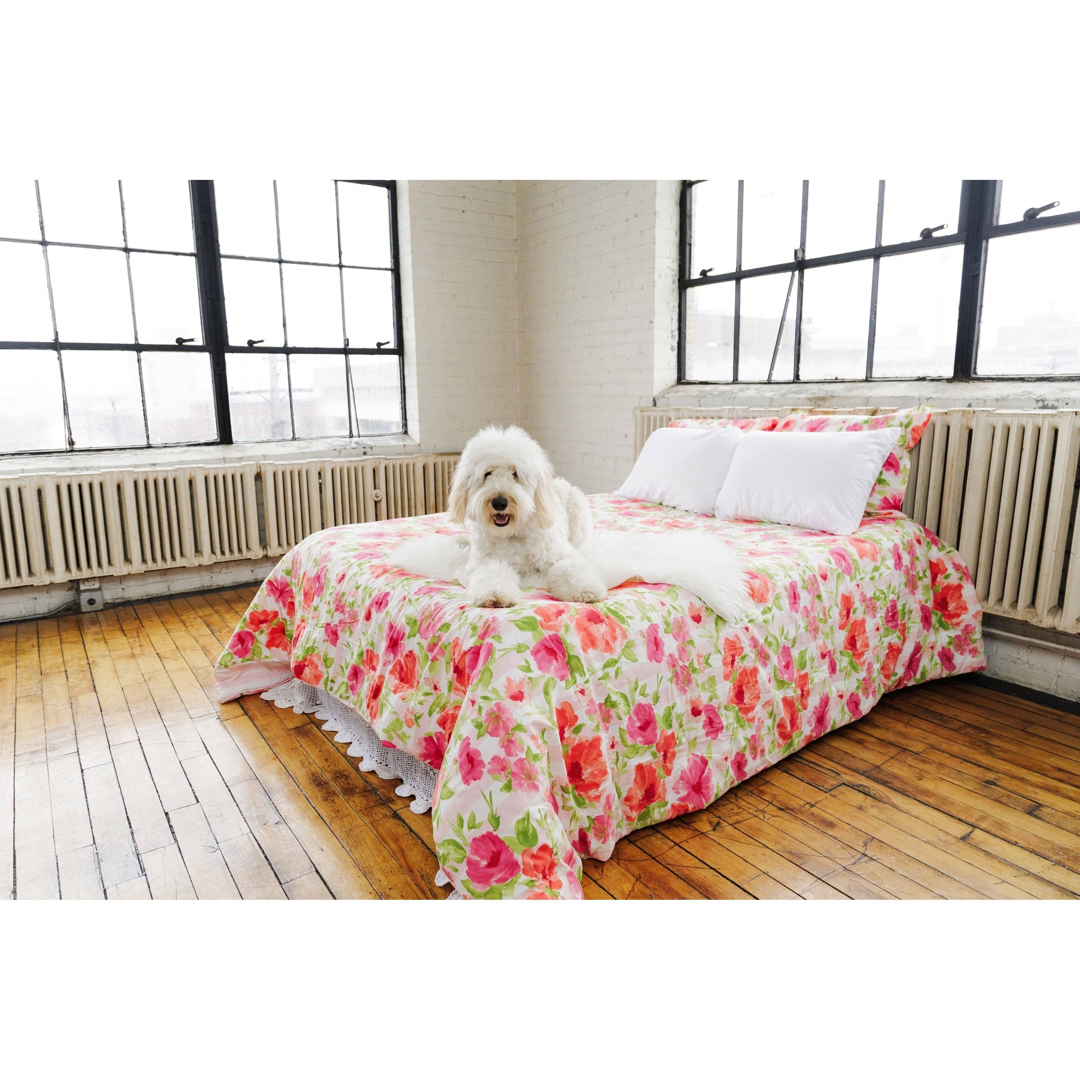 Poppy u0026 Fritz Buffy Duvet Cover Set - Pink - Twin