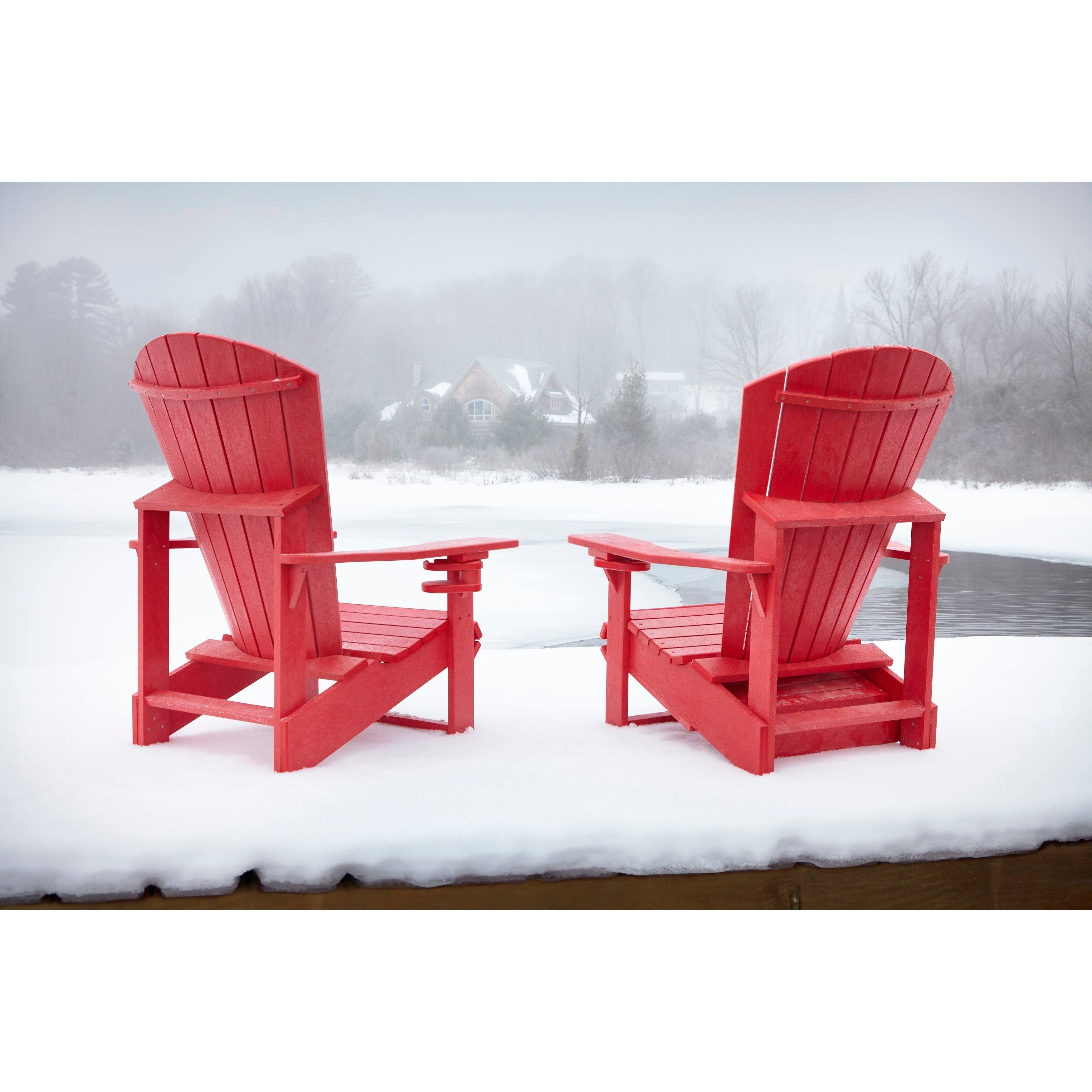 CR Plastic Generations Adirondack Chair in Aqua