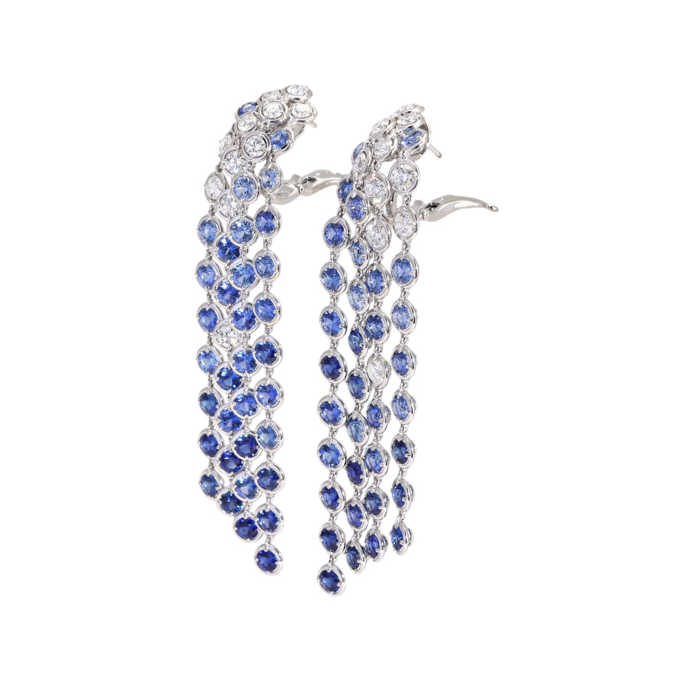 Van Cleef & Arpels Palmil Earrings 18K White Gold VCARP40N00