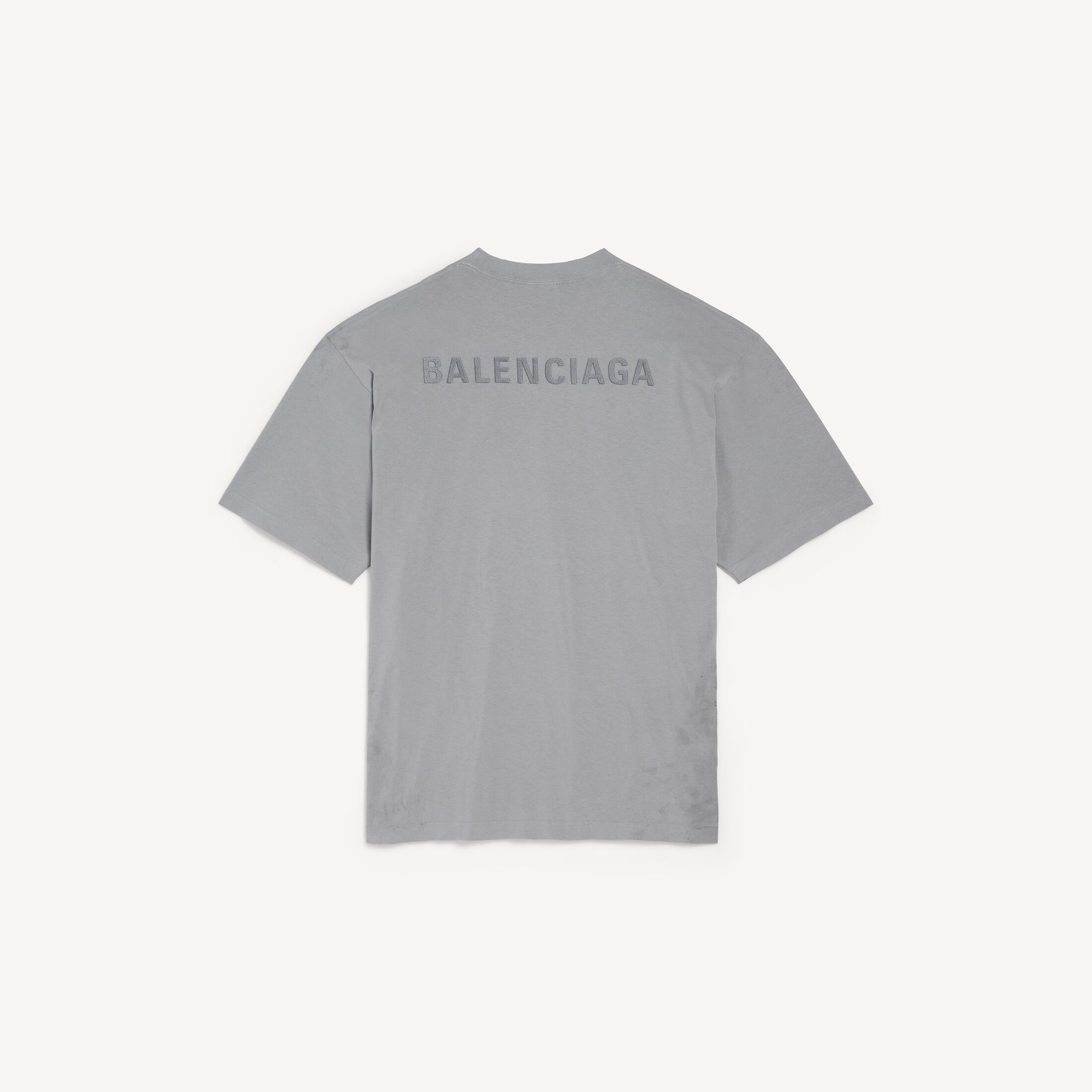 BALENCIAGA Balenciaga Back Medium Fit T-Shirt in Balenciaga grey dry jersey