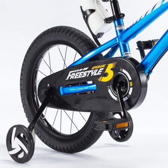 Boys Girls Kids Bike BMX Freestyle 2 Hand Brakes Bicycles with Training Wheels Child Bicycle