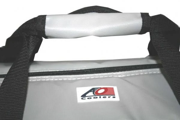 AO Coolers 36 Pack Vinyl Soft Cooler Silver