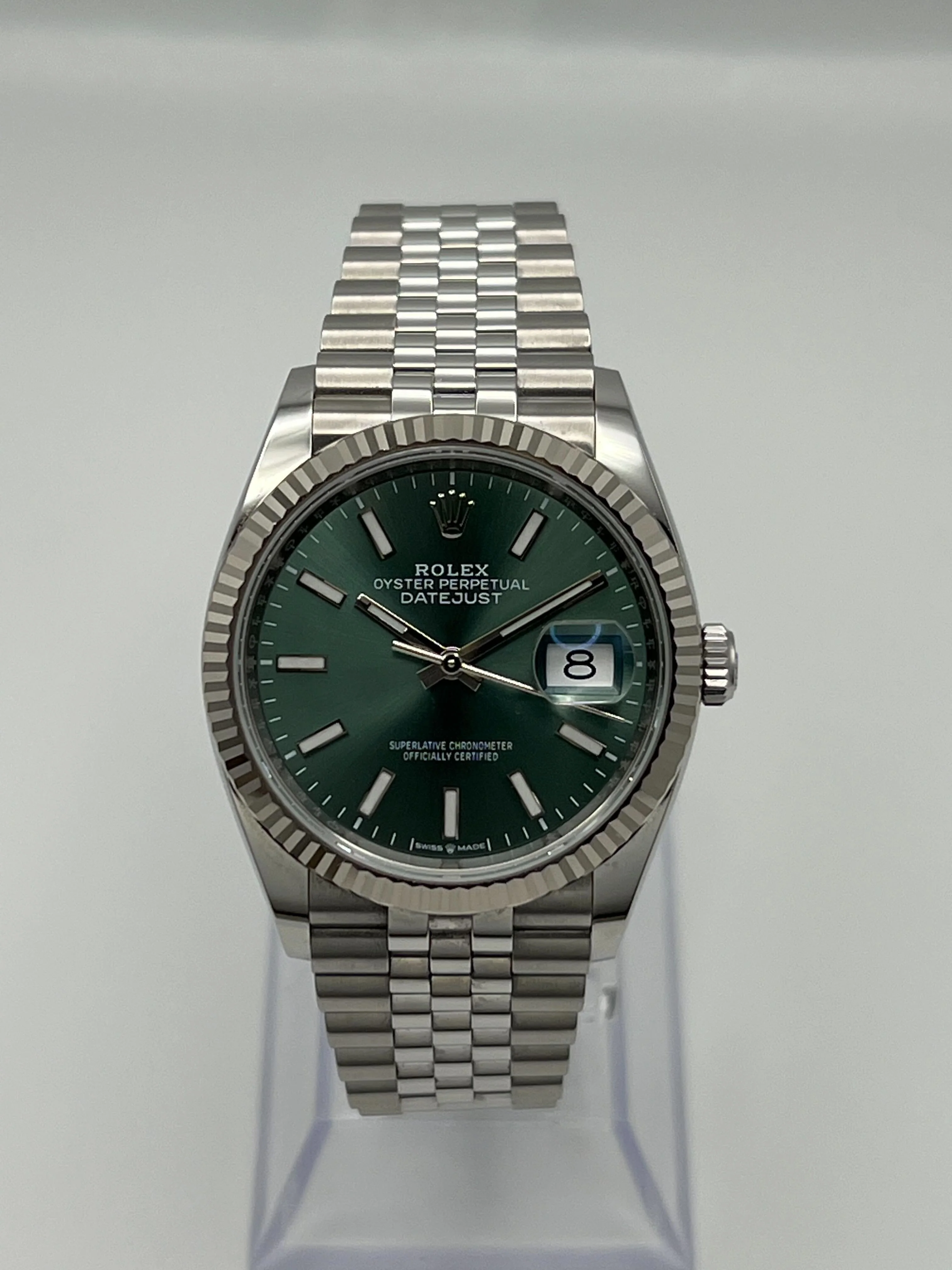 Rolex Datejust36 126234 Stainless Steel Mint Green Dial Jubilee (2026)