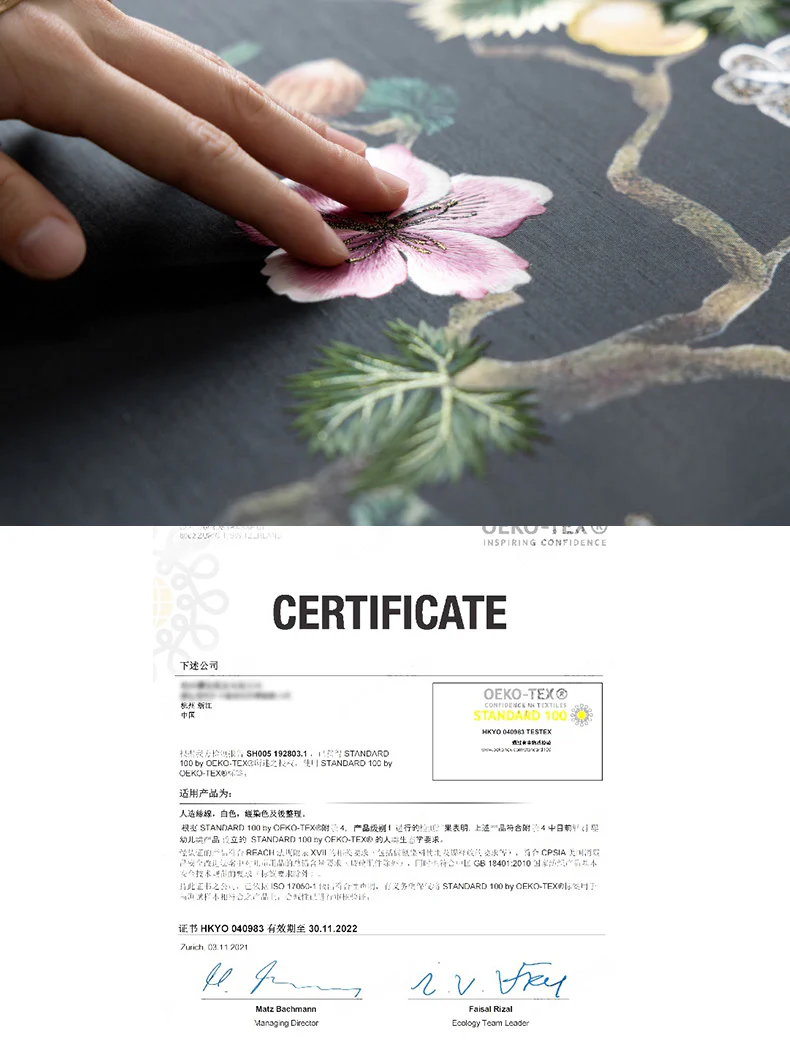 AH229 - Silk Embroidery Painting 