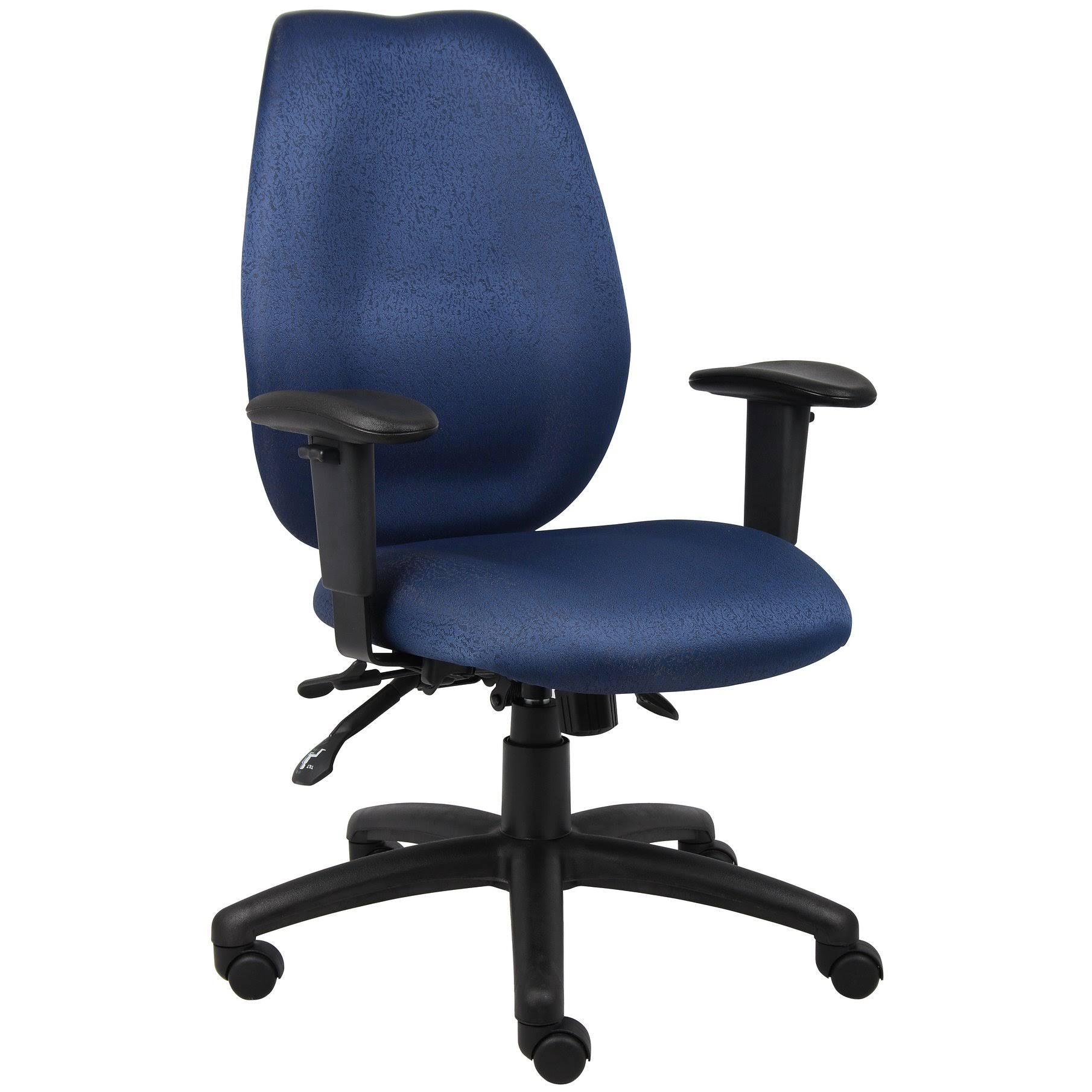 Boss Office B1002-BE Blue High Back Task Chair