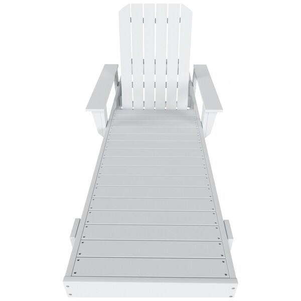 Polytrends Altura Poly EcoFriendly All Weather Reclining Chaise Lounge with Arms