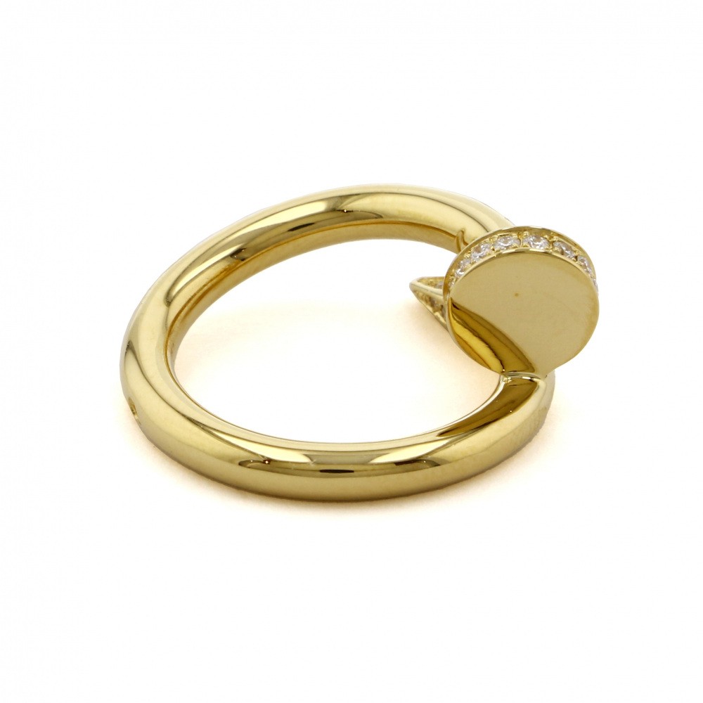 Cartier Juste un Clou #47 Ring 18K Yellow Gold Diamond