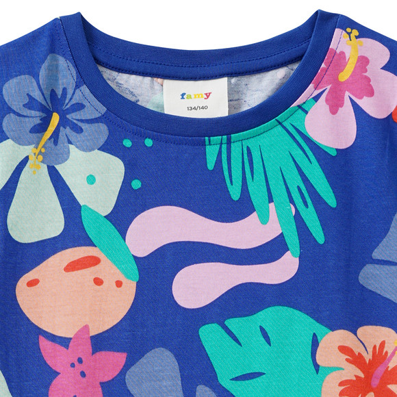 Famy Mädchen Kleid im Tropical-Look