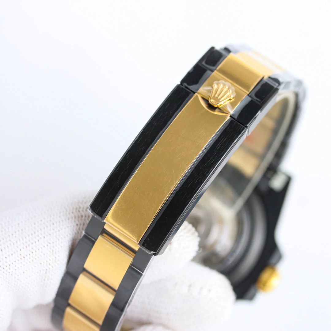 Rolex Blaken Submariner 40mm Black Gold Blue Dial