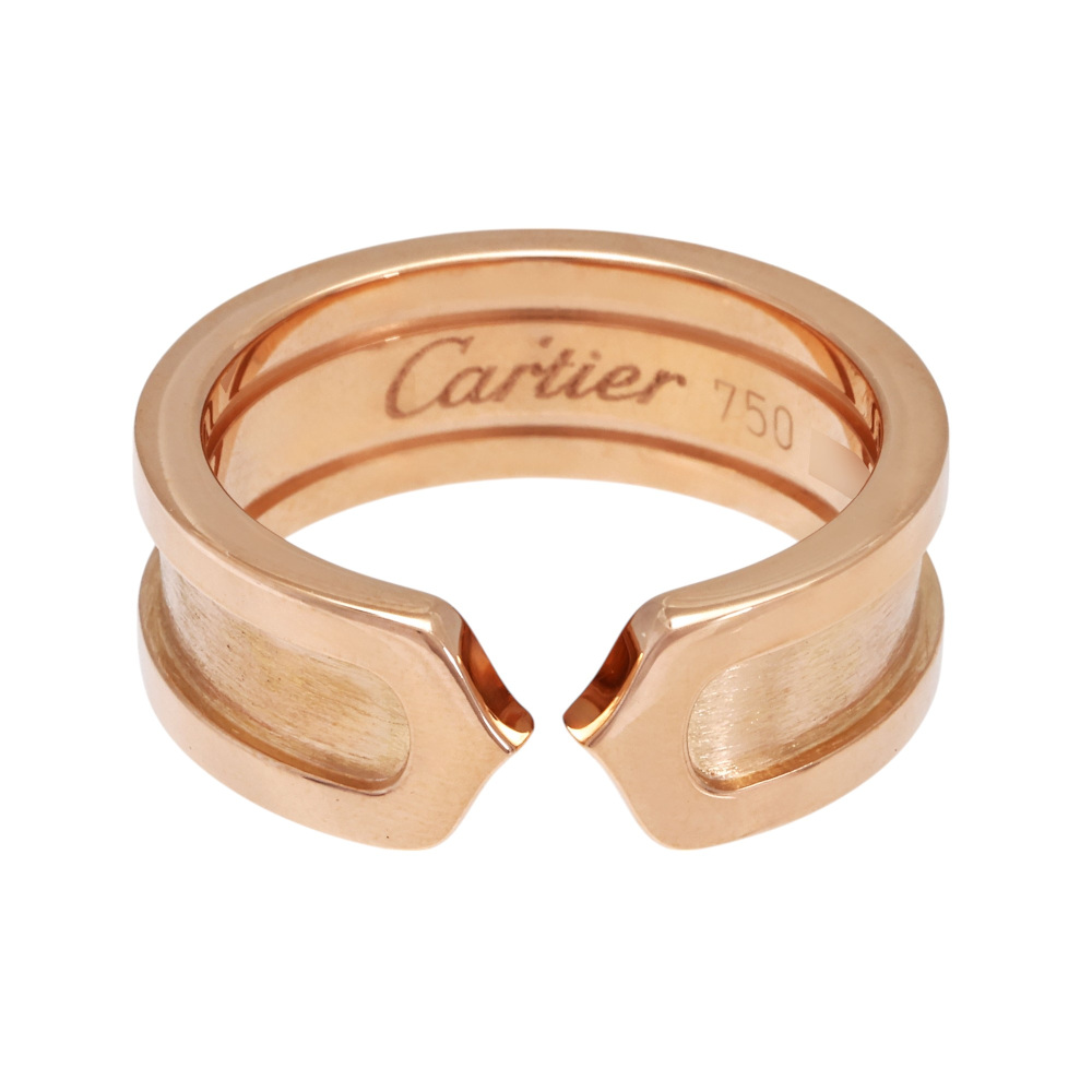 Cartier 2C Ring 18K Rose Gold
