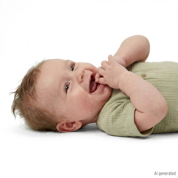 Topomini Pure Collection Baby Musselin-Set mit Shirt und Shorts