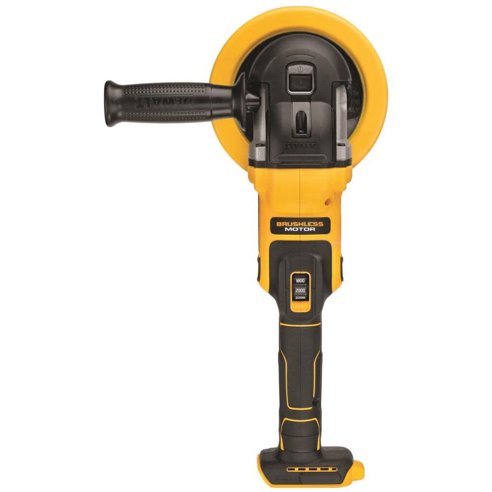 DEWALT 20V MAX XR 7 in 180mm Variable Speed Rotary Polisher Bare Tool DCM849B