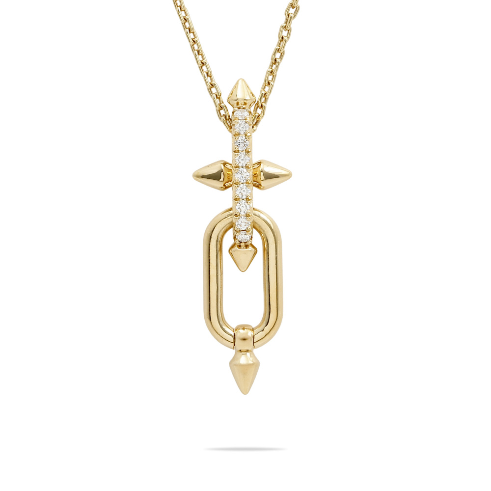 Tiffany & Co. Titan By Pharrell Williams Necklace 18K Yellow Gold Diamond 73471109