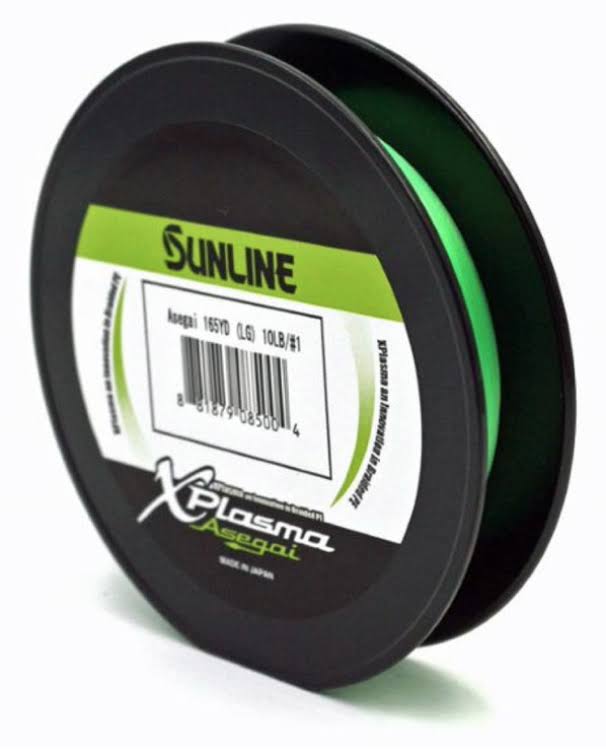 Sunline Xplasma Asegai 8lb 600yd Dark Green Braided Line