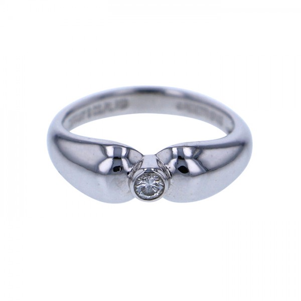 Tiffany & Co. Tiffany Tear Drop Ring PT950 Ring Platinum Diamond