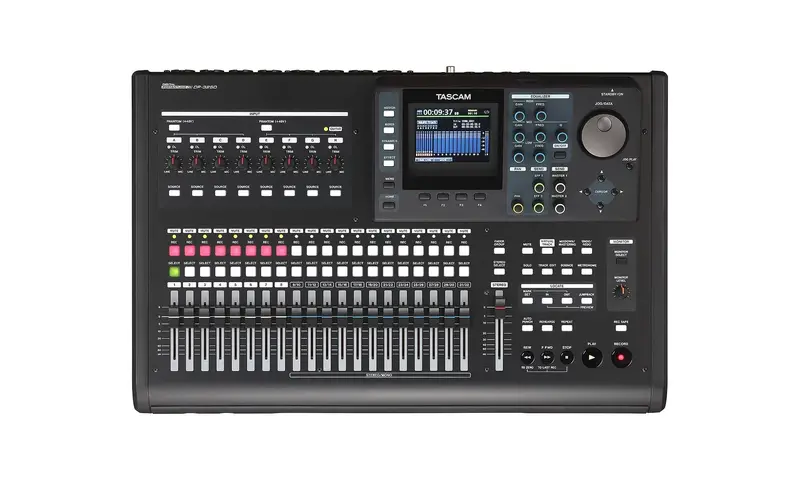 TASCAM DP-32SD 32-Track Digital Portastudio – Standalone Multitrack Recorder with SD Card Recording