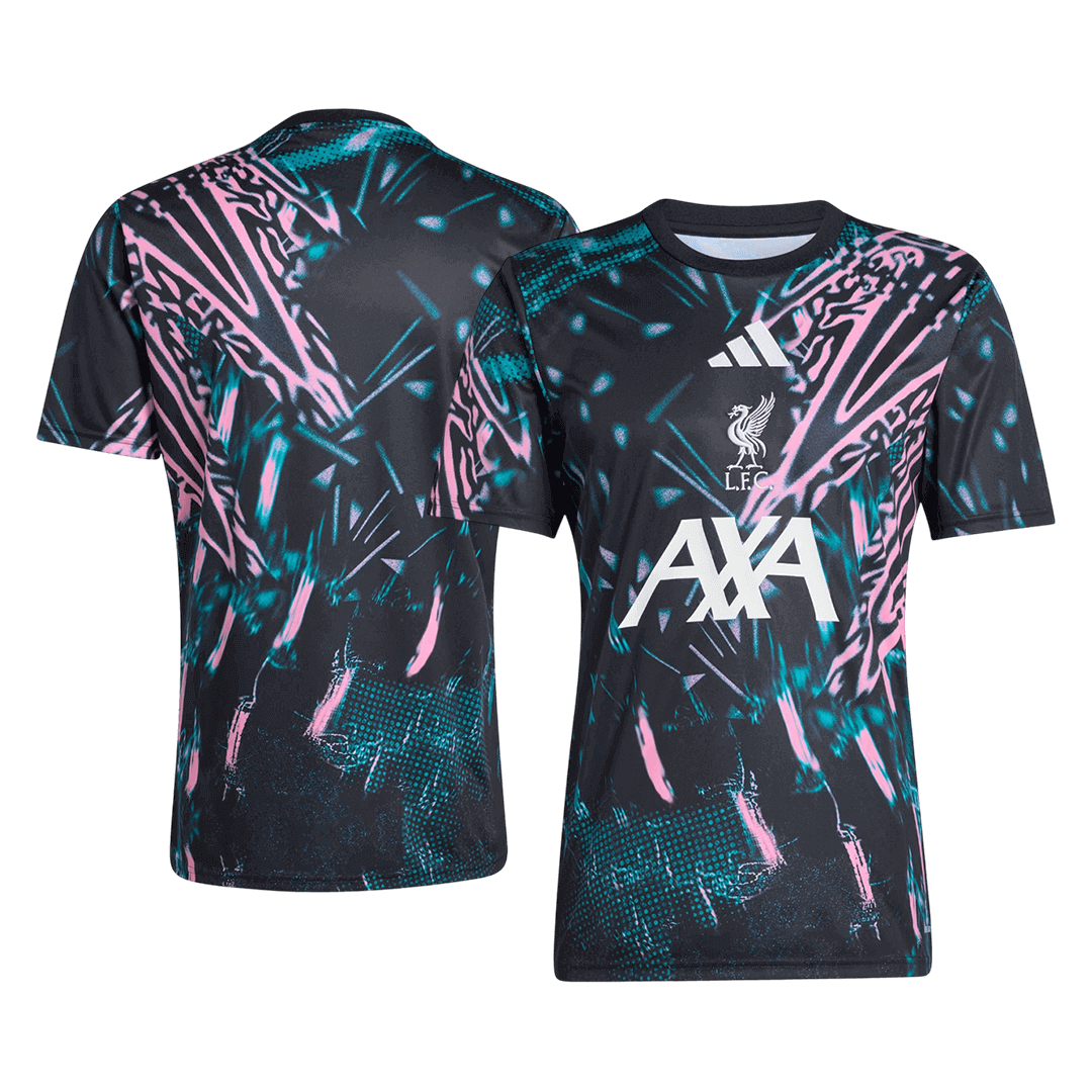 Liverpool Pre-Match Soccer Jersey 2025/26 Black