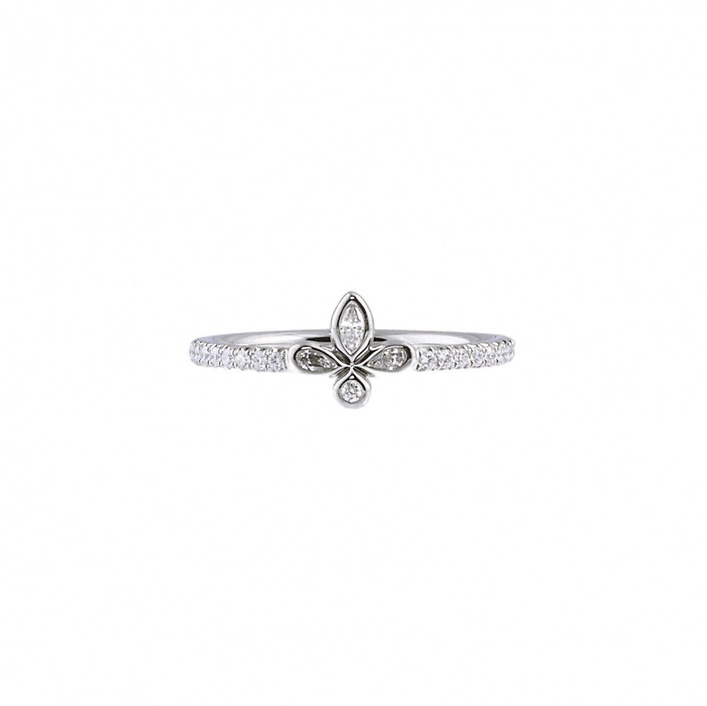 Tiffany & Co. Tiffany Fleur Do Squirrel Diamond PT950 Ring Platinum