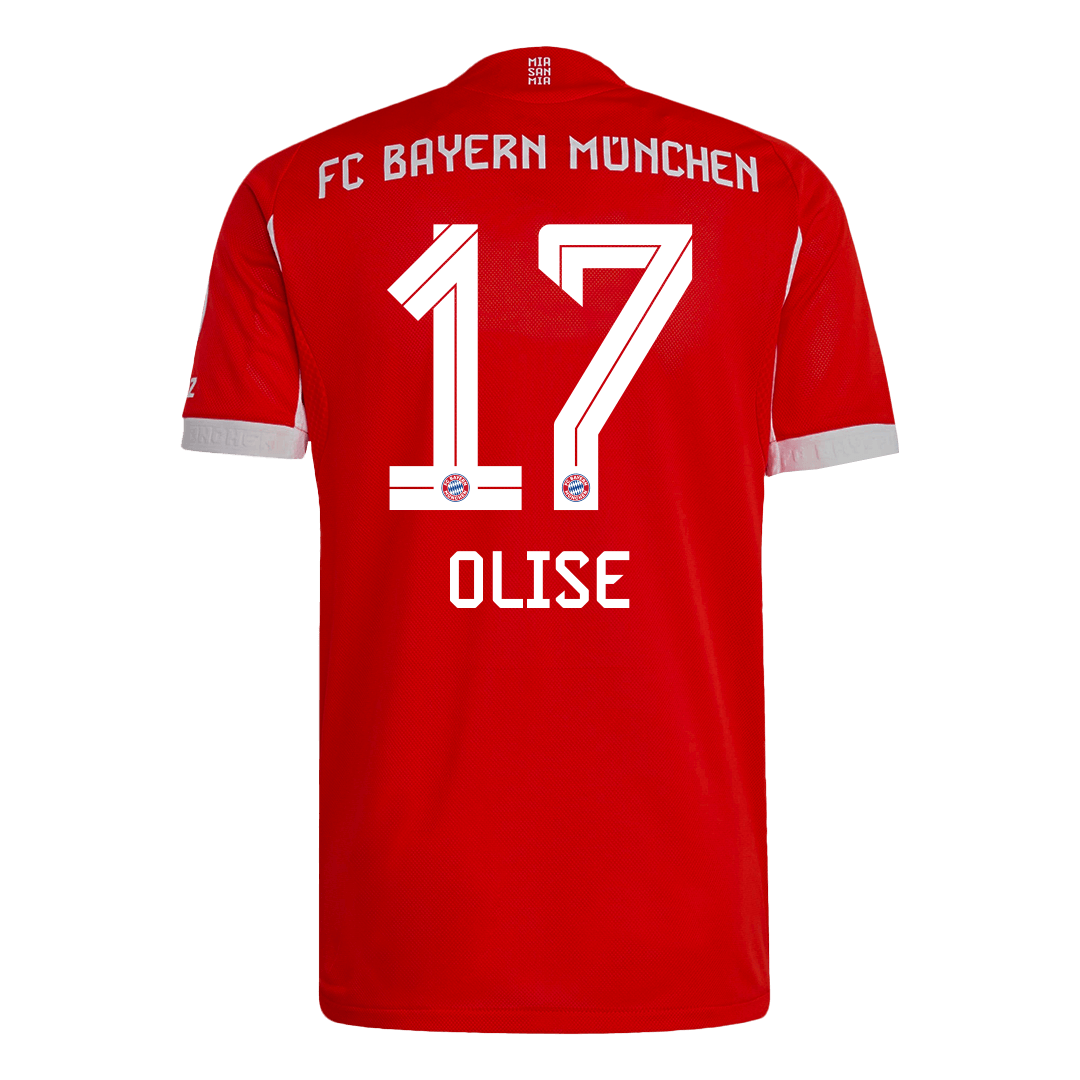 OLISE #17 Bayern Munich Home Player Version Jersey 2025/26