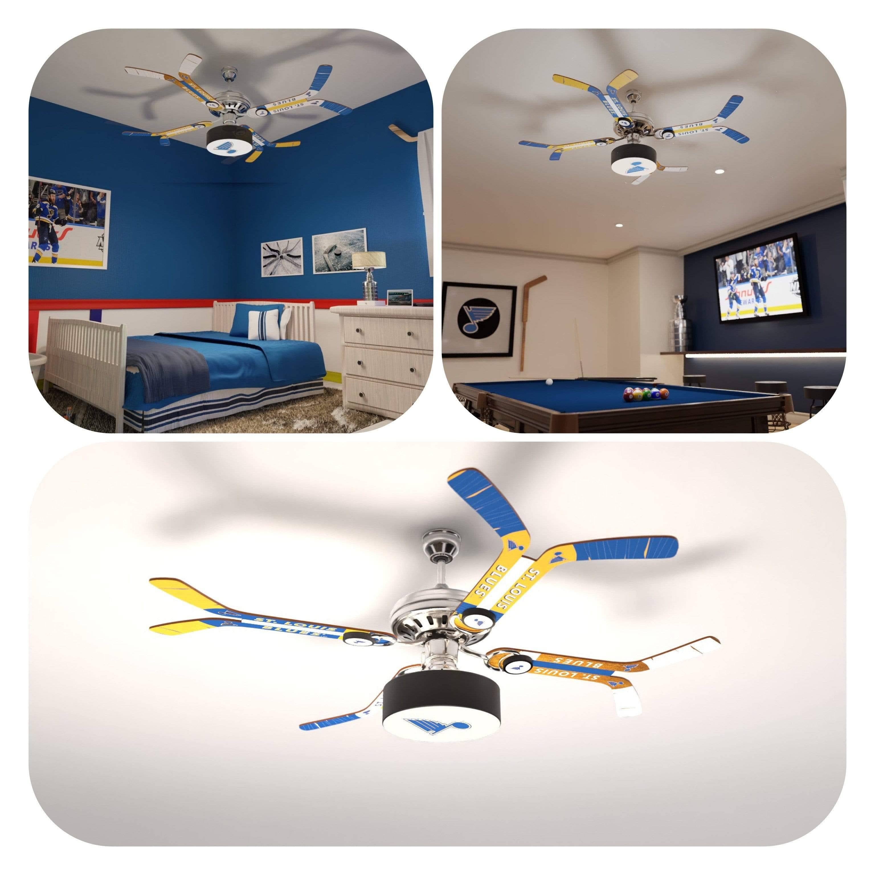St. Louis Blues Split Stick Ceiling Fan 4141324
