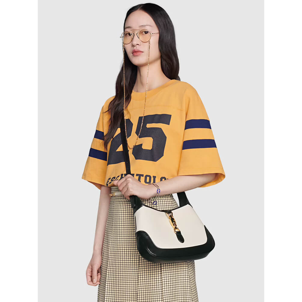 Gucci Jackie 1961 Small Shoulder Bag in White Leather 28cm