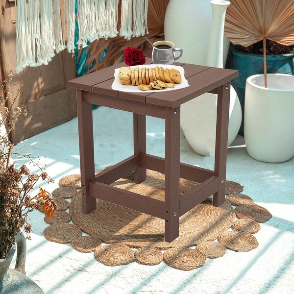 Side Table,Pool Composite Patio Table