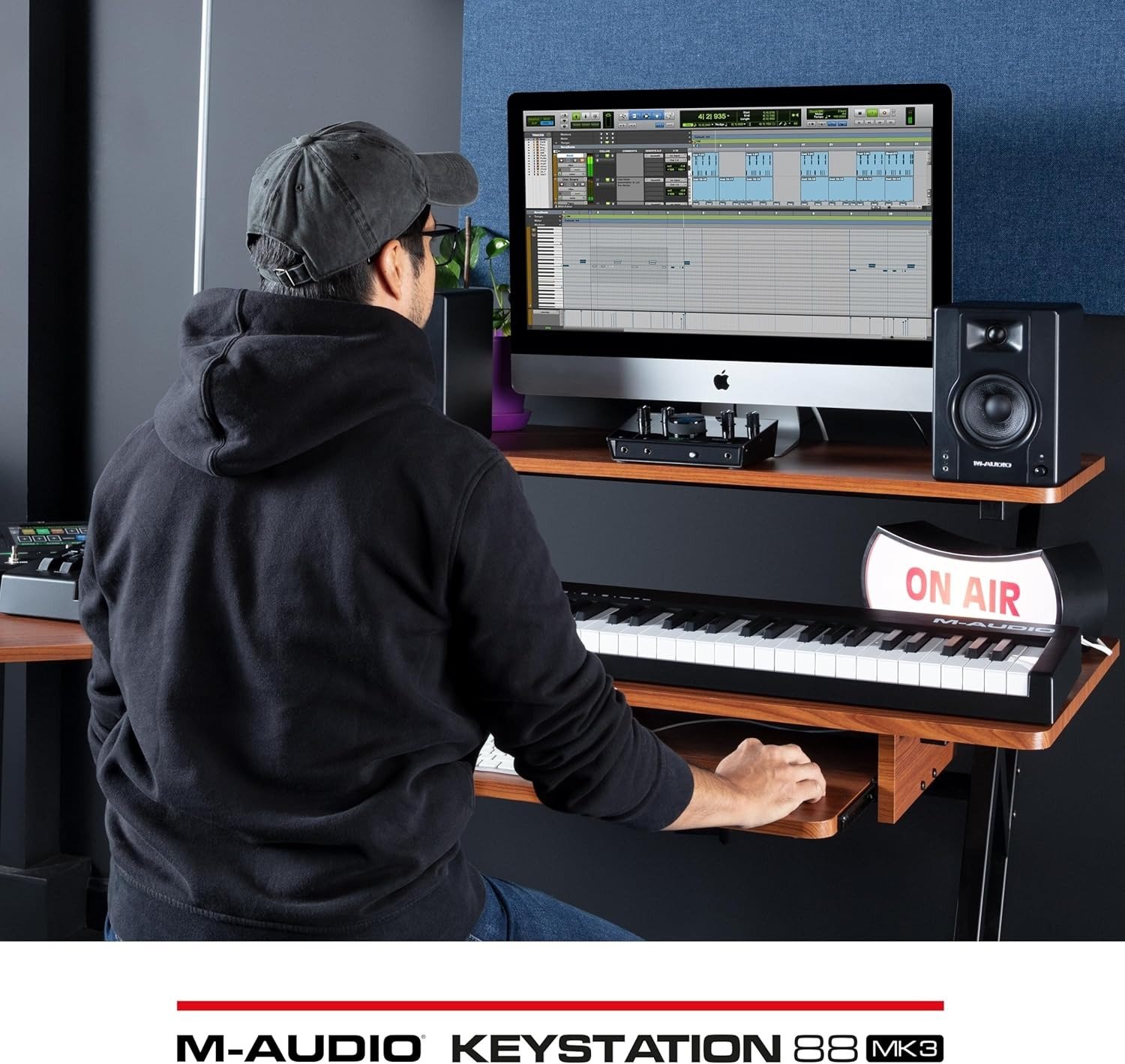 88 Key Semi Weighted MIDI Keyboard Controller for Complete Command of Virtual Synthesizers and DAW parameters