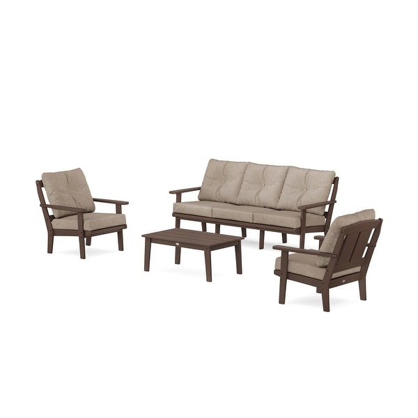 POLYWOOD Mission 4Piece Deep Seating Set with Sofa