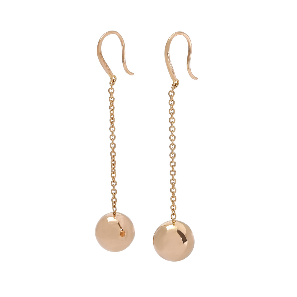 Tiffany & Co. Hardware Earrings 18K Rose Gold