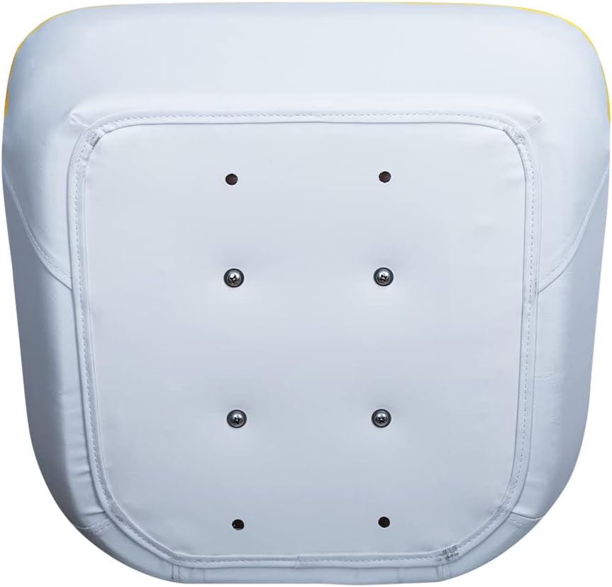 Bucket Pontoon Boat Seat (White/Blue)