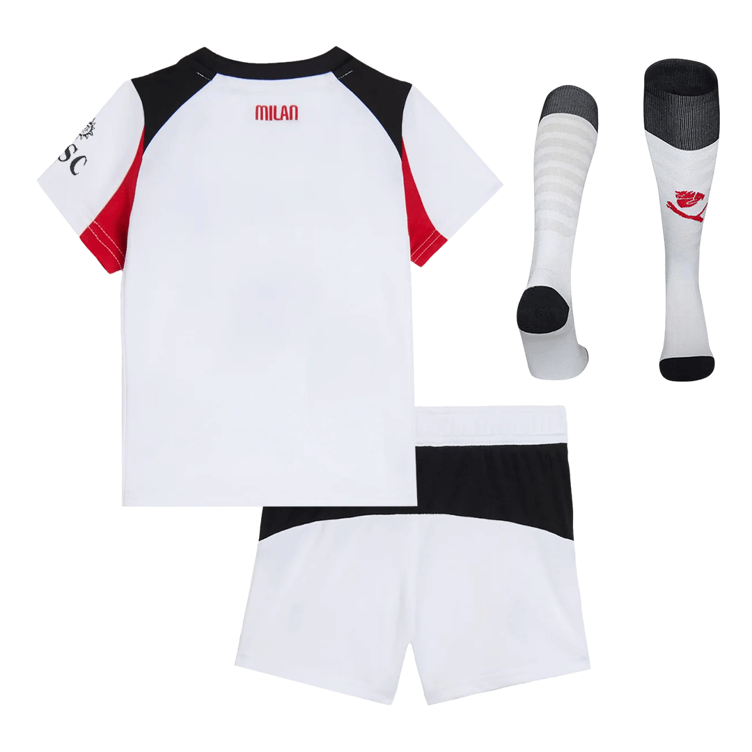 AC Milan Away Kids Soccer Jerseys Full Kit 2025/26