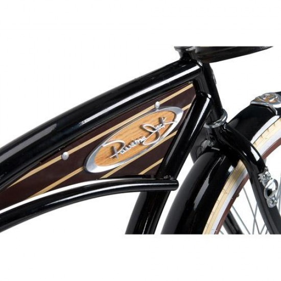 26″ Panama Jack Men’s Cruiser Bike, Gloss Black