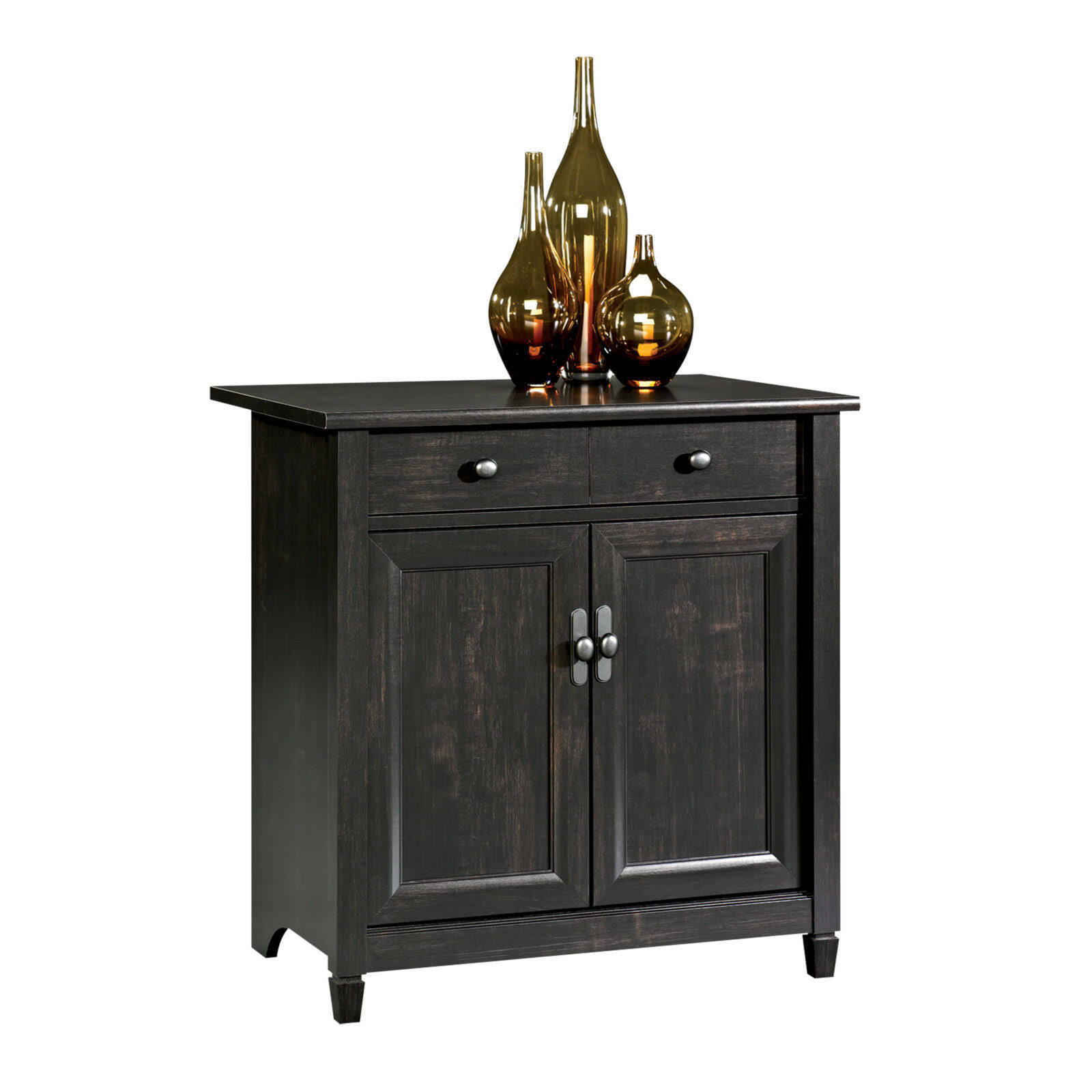 Sauder Edge Water Utility Stand | Estate Black