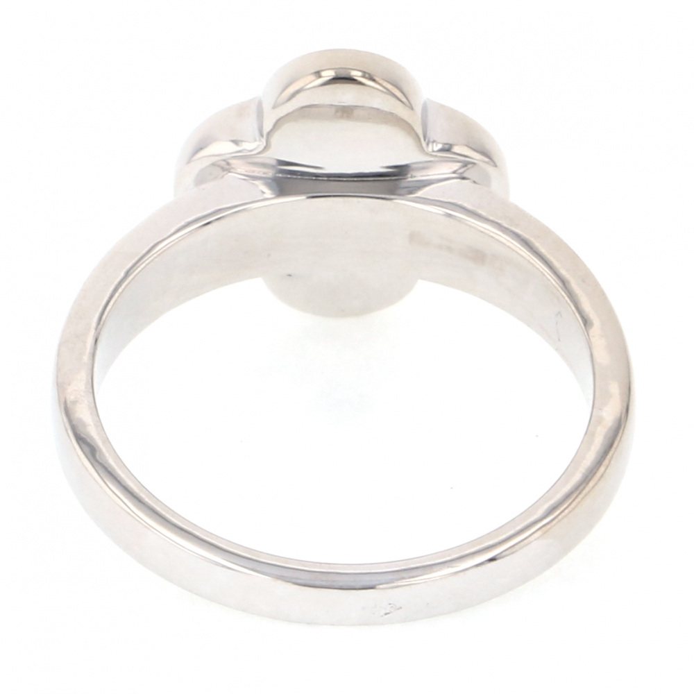 Van Cleef & Arpels Pure Alhambra Ring 18K White Gold Diamond