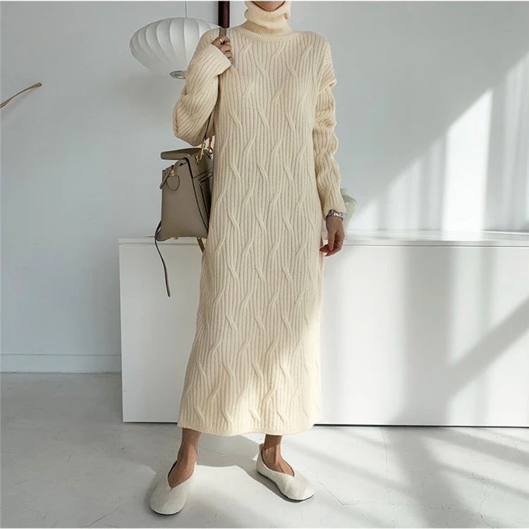 Chunky Knit Maxi DressClistos