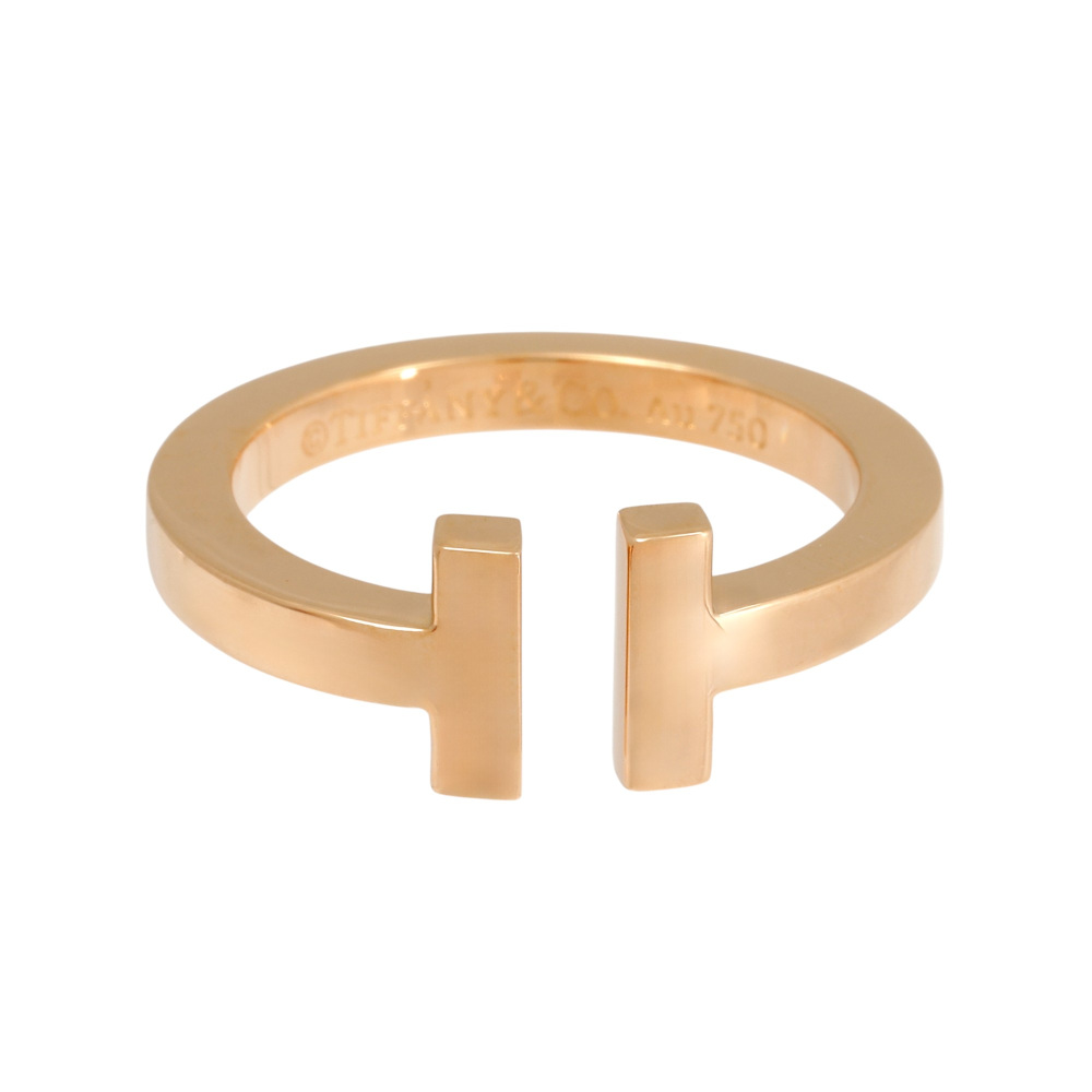Tiffany & Co. Tiffany T Square Ring 18K Rose Gold 60147410