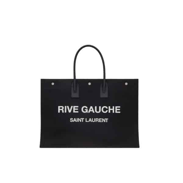 Saint Laurent Rive Gauche Tote Bag Black 48Cm