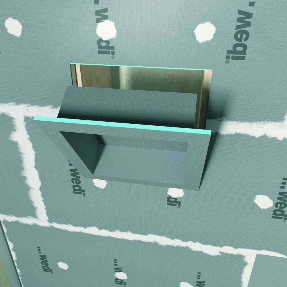 Wedi 16 in. x 22 in. Shower Niche with Adjustable Shelf