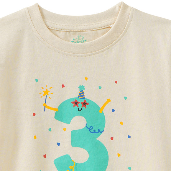 Topolino Kinder T-Shirt mit Geburtstagszahl 3